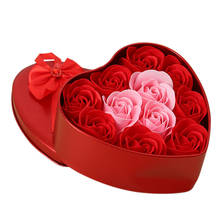 11Pcs/Box Artificial Flowers Rose Soap Flower Heart Shape Diy Wedding Decoration For Souvenir Valentines Day Gifts Flore 2024 - buy cheap