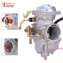 Motorcycle Carburetor 34mm ATV For Roketa Jianshe Hensim GN250 GN300 RTU-400Y JS400 YamaBuggy JS400-7 HS400 Tank 300CC-400CC 2024 - buy cheap