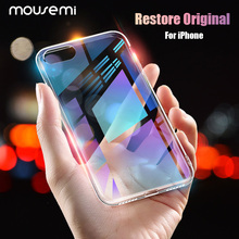 MOUSEMI Phone Cases For iPhone 6 6s 7 8 Plus X Ultra Thin Soft Transparent TPU Silicone Cases 7 For iPhone 7 5s se 6 Back Cover 2024 - buy cheap