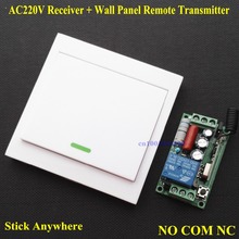 Smart Home Light Lamp LED Strips Wireless Relay Remote Switch + Wall Panel Remote Transmitter Sticky Remote TX NO COM NC RX 2024 - buy cheap