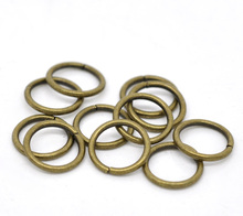 Adorável tom de bronze 300 anel de salto aberto 10x1.2mm (b13500) 2024 - compre barato