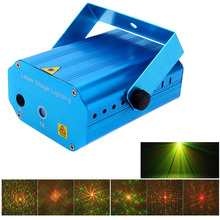 Proyector de luz láser para fiesta de Navidad, miniproyector de Láser LED, decoraciones de Navidad, activado por voz 2024 - compra barato
