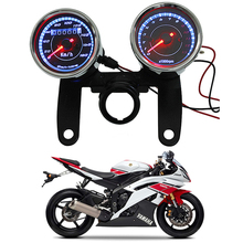 2-in-1 Motorcycle Odometer Speedometer Tachometer Speed Meter 12V Instrument Tool of Motorbike 2024 - buy cheap