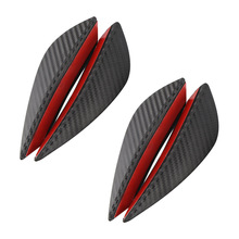 4 Pcs Car High-Grade Carbon Fibers Kit Auto Body High Quality Car Carbon Fiber Spoiler Canards Fit Front Bumper Lip Splitter 2024 - buy cheap