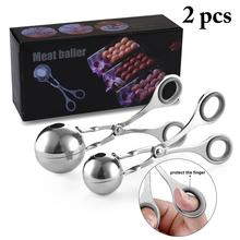 S L Sizes Home Stainless Steel Tongs Meat Baller Meat Balls Maker Cookie Dough Meatball Scoop kitchen Accessories 2024 - buy cheap