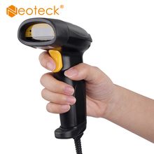 Neoteck USB Long Scan Handheld Automatic POS Laser Barcode Scanner with Stand QR Bar Code Reader For Postalsystem POS 2024 - buy cheap