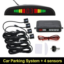 Car LED Parking Sensor And 4 Sensor Reverse Backup Parking Radar Monitor Detector System Backlight Display 2024 - buy cheap