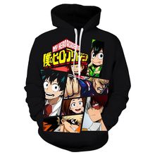 Moletom com capuz do anime my hero academia, jaqueta esportiva com zíper do boku no hero bakugou katsuki 2024 - compre barato