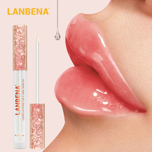 100 pçs dhl lanbena labial care soro labial plumper reparação lábio máscara linhas finas aumentar hidratante lábio elasticidade beleza 2024 - compre barato