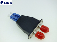 ELINK-adaptador híbrido FM de fibra óptica LC-ST, conector doble hembra a macho APC UPC, acoplador Ftth, envío gratis de fábrica 2024 - compra barato