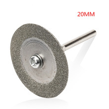 Rebitadeira de diamante 20mm, rebitadeira com duas hastes 3mm para ferramenta rotativa dremel com 10 peças 2024 - compre barato