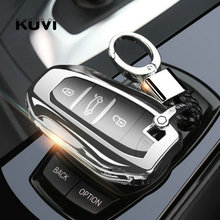 Car key case Soft TPU Smart Remote Key cover shell For Peugeot 208 308 508 for Citroen C4 Picasso DS3 DS4 DS5 DS6 2024 - buy cheap