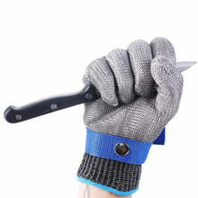 Hand Protection Gear Cut-proof Grade 5 Single Mitten Outdoor Wrestle Hunting Stainless Steel Wire Steel Ring Iron Protent Glove 2024 - buy cheap