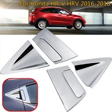 For Honda Vezel HR-V HRV 2016-2018 Car Accessories 6pcs ABS Chrome/Carbon fiber Side Rear Door Handle Bowl Cover Insert Trim 2024 - buy cheap