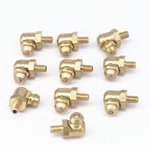 Amarrador de bronze para pistola de gordura, encaixe para máquina de ferramenta de lubrificante m4 (10), 90 graus 2024 - compre barato