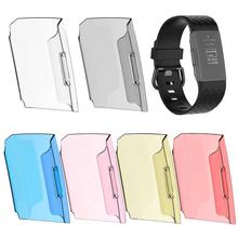 New Arrival For Fitbit Charge 3 Fitbit Charge3 Transparent Scratch-proof Hard PC Shell Protective Case Cover 6 COLORS 2024 - buy cheap