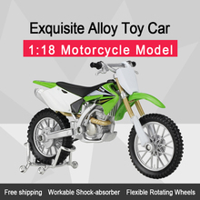 MAISTO 1:18 Kawwasaki KX250F Alloy Diecast Motorcycle Model Workable Shork-Absorber Toy For Children Gifts Toy Collection 2024 - buy cheap