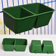 Adeeing Double Bowl Feeding Trough Foods Cups Bird Pigeons Sand Cup Feeding Parrot Supplies 2024 - buy cheap