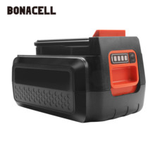 Литий-ионная аккумуляторная батарея Bonacell для Black & Decker, 40 в, 3000 мАч, LBXR36, BL2036, LBX2040, LST136,LST420,LST220, L50 2024 - купить недорого