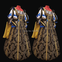 Tailored!NEW Royal 18 Century French Duchess Retro medieval Renaissance Reenactment Theatre Civil war Victorian dress HL-355 2024 - buy cheap