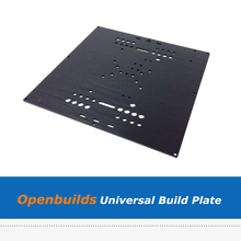 1pc CNC maquina enrutadora Openbuilds Universal placa de construcción con 3mm de espesor para 3D pieza de impresora ranura en V lineal carriles lineales 2024 - compra barato