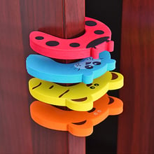 Hot Safety Door Stopper Protection Security Newborn Care Baby  Cute  Baby Card Lock Animal Shaped Child Finger Protector 2024 - buy cheap