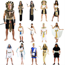 Egypt Pharaoh Costumes For Halloween Party Adults Clothing Egyptian Pharaoh King Men Purim Fancy Dress 2024 - buy cheap