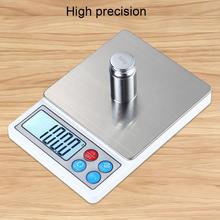 Mini balanzas digitales portátiles, balanza electrónica de alta precisión para medir joyas, 2KG/0,1g 2024 - compra barato