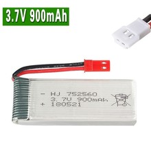 3.7V 900mah lipo Battery For X5 X5C X5SC X5SW 8807 8807W A6 A6W Rc Quadcopter Spare Parts Accessories 3.7v Drones battery 752560 2024 - buy cheap