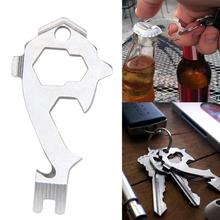 20 In 1 Outdoor Survival Keychain Tool EDC Gear Multi Tools Pocket Camping Wrench Opener Portable Tools Screwdriver Key Hanging 2024 - buy cheap