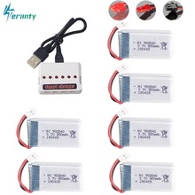 3.7v 800mah 25c lipo bateria e carregador usb para syma x5c x5sc x5sw tk m68 CX-30 k60 v931 rc quadcopter zangão peça de reposição 902540 2024 - compre barato