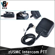 Z-TAC zUSMC Intercom PTT Tactical Headset Accessorie Phone Headset Accessories Push To Talk 2024 - buy cheap