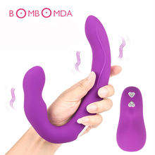 Sex Toys Vagina Strapless Strapon Dildo Vibrator For Woman 10 Speeds Double Vibrating G Spot Clitoris Adult Sex Toys For Lesbian 2024 - buy cheap