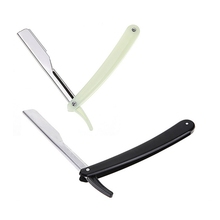 2pcs Men Shaving Barber Tools Hair Razor without Blades Black Folding Shaving Knife Stainless Steel Straight razor Holder A15 2024 - buy cheap