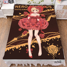 Japanese Anime Game Anime Fate EXTRA Nero Claudius Bed sheets  Bedding Coverlet cartoon bedsheets cosplay fan gift drop shipping 2024 - buy cheap