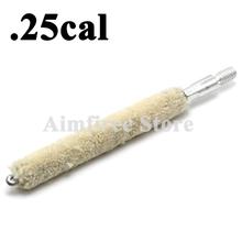 5Pcs/Lot .25cal Rifle Pistol Cotton Mop Brush Gun Cleaning Brush Kit Thread 8-32 Hunting Accessories 2024 - buy cheap