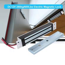 DC12V 280kg/600Lbs Electric Magnetic Door Lock Holding Force Door Lock Electromagnet Door Lock Home Security Locker NC Mode 2024 - buy cheap