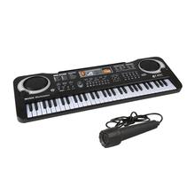 Portable 61 Key Electronic Piano Organ With Microphone Simulated Keyboard Music Instrument Toy Gift For Children Practice Learn 2024 - buy cheap