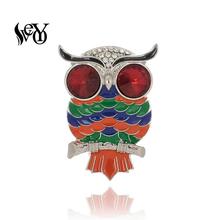 VEYO Crystal Rhinestone Owl Brooches for Women Dress Scarf Brooch Pins Enamel Jewelry Accessories Gift 2024 - buy cheap