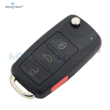 Remtekey 300959753AA For VW  Touareg Flip Key Car Remote Key Entry Transmitter Fob 4 Button 315Mhz 2024 - buy cheap