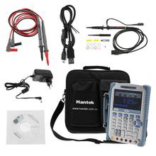 Hantek DSO1202B цифровой осциллограф 2CH 200 МГц 1GSa/s Ручной осциллограф, мультиметр комплект AC100-240V 2024 - купить недорого