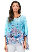 Baharcelin 5XL 6XL Summer chiffon Blouse Batwing Sleeve Casual Women Blouse Plus Size Printed Floral Chiffon Top Clothing 2024 - buy cheap