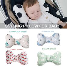 Bow-knot Cotton Baby Shaping Pillow Stroller Equipment U-shaped Neck Pillow Baby Infant Neck Care Accessories Decorative Pillow 2024 - buy cheap