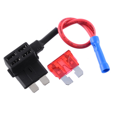 12V Fuse Holder Add-a-circuit TAP Adapter Micro Standard ATO ATC Blade Auto Fuse with 10A Blade Car Fuse Holder 2024 - buy cheap