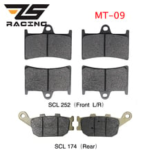 ZS Racing 6 pcs Semi-Metal Motorcycle Brake Pads Set For Yamaha MT-09 2014 2015 2016  Front Brake Pad and Rear Disc Brake Pad 2024 - buy cheap