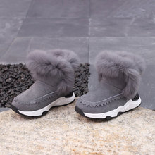 New winter baby boy shoes leather boots children snow boots female boys shoes 2024 - buy cheap