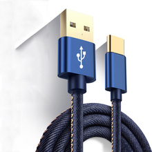 Micro USB кабель для samsung S9 Xiaomi Жан USB быстрой зарядки данных Зарядное устройство USB кабель для iPhone 7 6 Тип C мобильный телефон 1 м 1,8 м 2024 - купить недорого