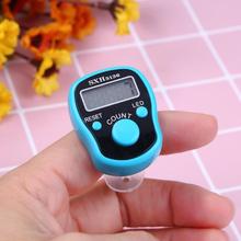 New Plastic Stitch Marker Finger Ring Counter LED Night Light Electronic Tally Counter Plastic Blue Electronic Counter 2024 - buy cheap