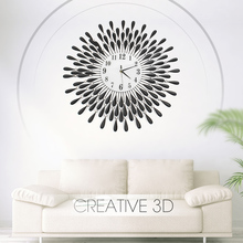 3D Vintage Crystal Sunburst Wall Clock Watch Luxury Diamond Large Morden Design Wall Clock Home Decor Decoration Accessories 2024 - buy cheap