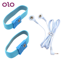 OLO 2 Pieces Penis Stimulator Electric Shock Cock Rings Medical Themed Toys Penis Extender Sex Toys for Men Adult Products 2024 - buy cheap